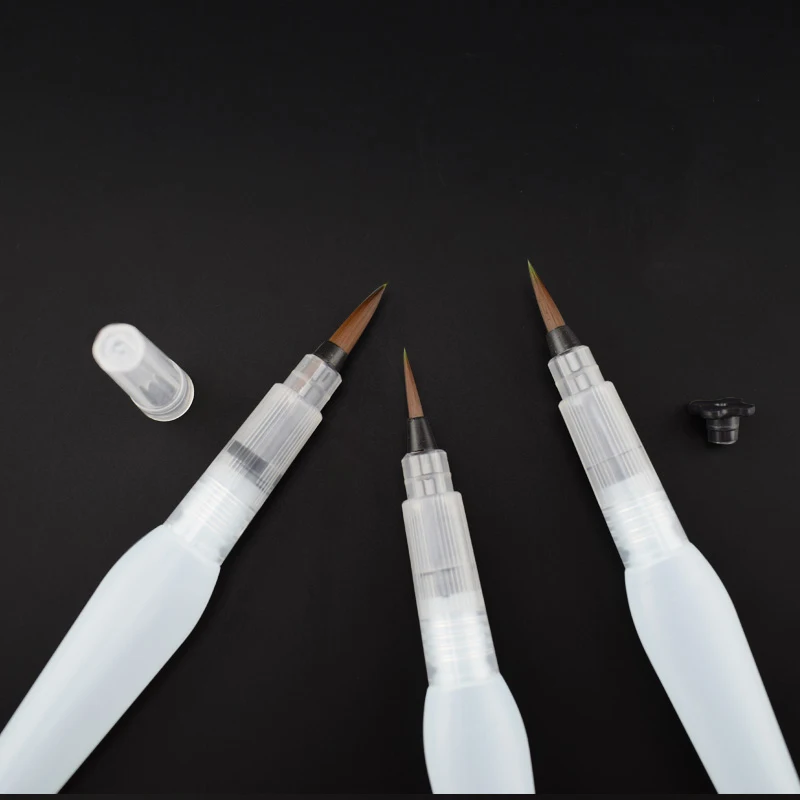 Большая водная кисть для рисования 3 модели резервуар воды каллиграфия рисование