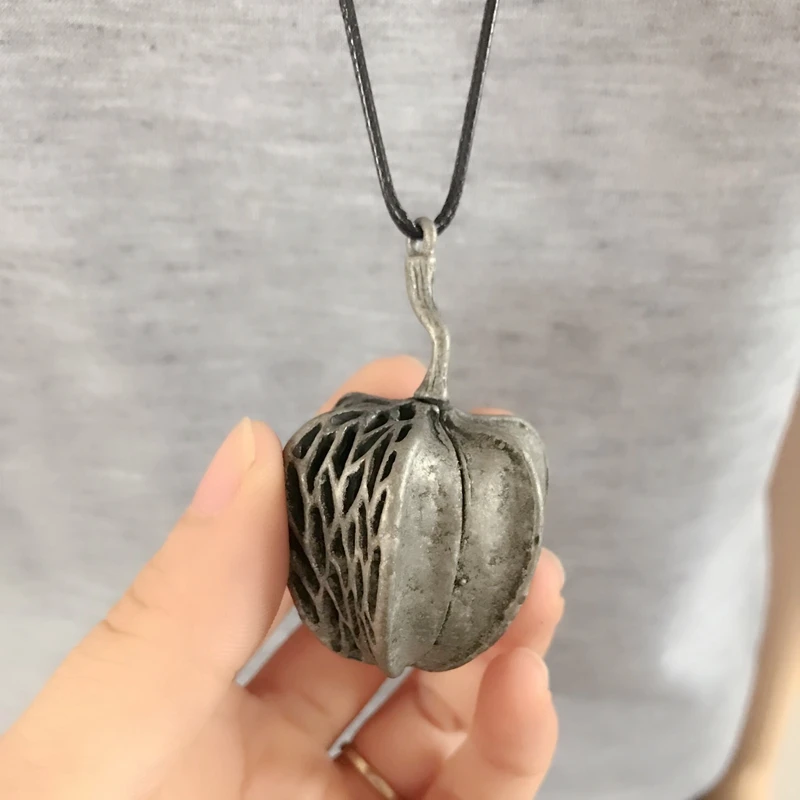 Женское винтажное ожерелье с подвеской в виде яблока |