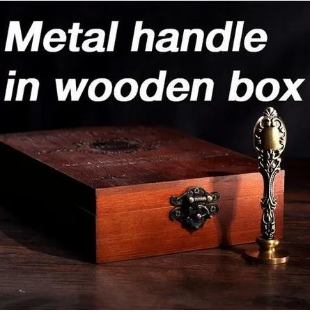 Печать чернила кожаный конверт письмо резная печать восковая штамп с