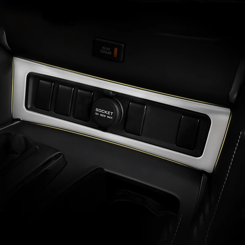 АБС-пластик хромированный Стайлинг панель управления кондиционером