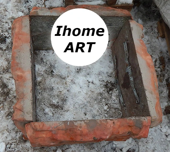 Пластиковые формы для изготовления бетонных квадратных цветочных горшков сада