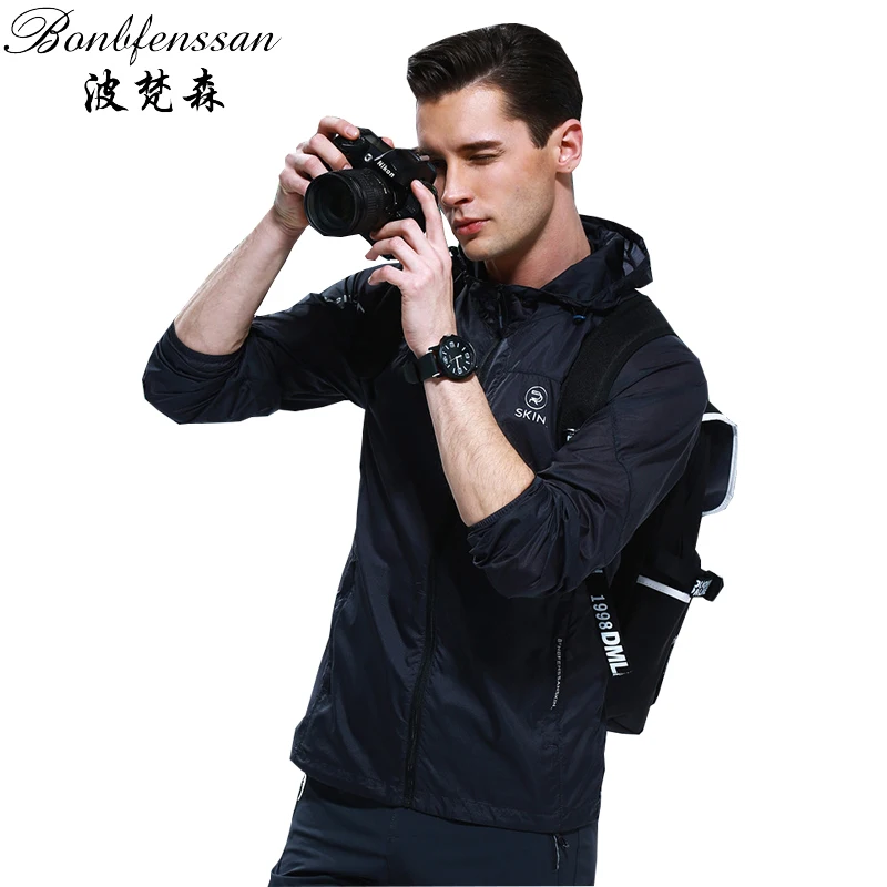 

Men new Quick Drying skin Windbreaker Sun Protection Clothing Ultra-thin Waterproof Breathable Outdoor uv protection jacket 6701