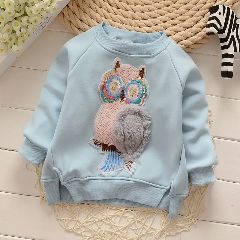 Зимнее пальто свитер футболка для маленьких девочек утепленная худи свитеры