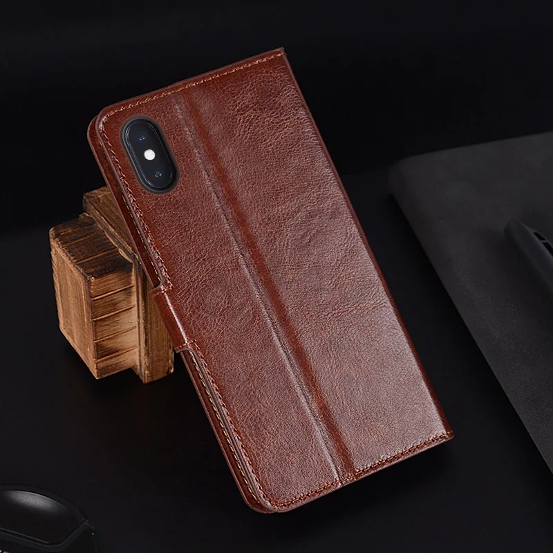 Для iPhone X чехол Fundas Coque Вертикальный флип из искусственной кожи для телефона сумка