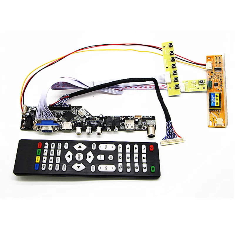 ТВ + HDMI VGA AV USB аудио ЖК дисплей драйвер платы 15 &quotLQ150U1LH22 LQ150U1LW22 IAUX14N 1600*1200 плата