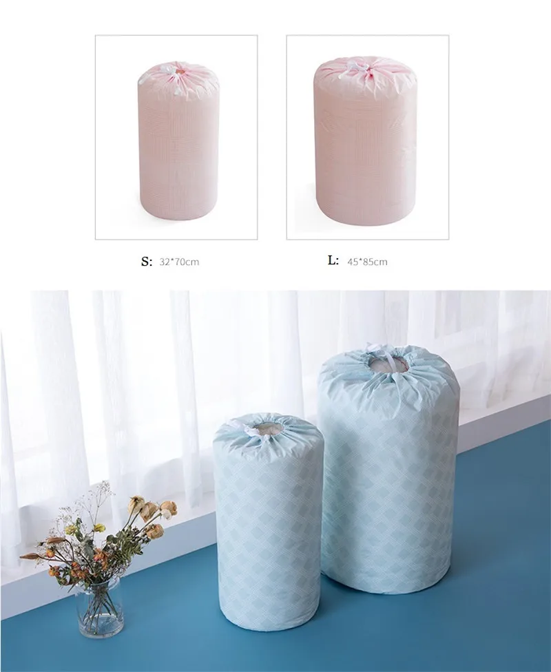 Главная Организация PEVA Стёганое одеяло Drawstring сумка Стёганое одеяло Бытовая сумка для хранения влагостойкие Стёганое Одеяло сумка для вещей Складная Сумка-хранилище