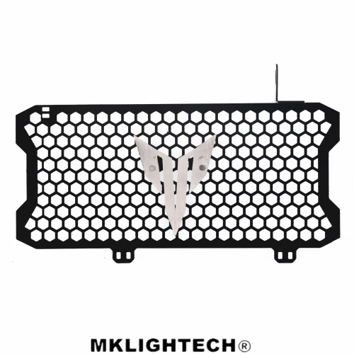Mklighttech для YAMAHA MT15 MT 15 MT-15- алюминиевый мотоциклетный радиатор защитная решетка бак для воды - Цвет: Черный