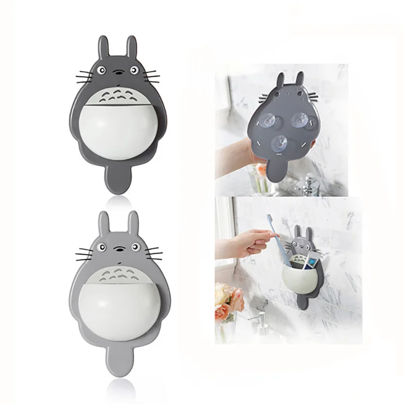 Милый держатель для ключей Totoro ванной комнаты кухонный крючок Вакуумная