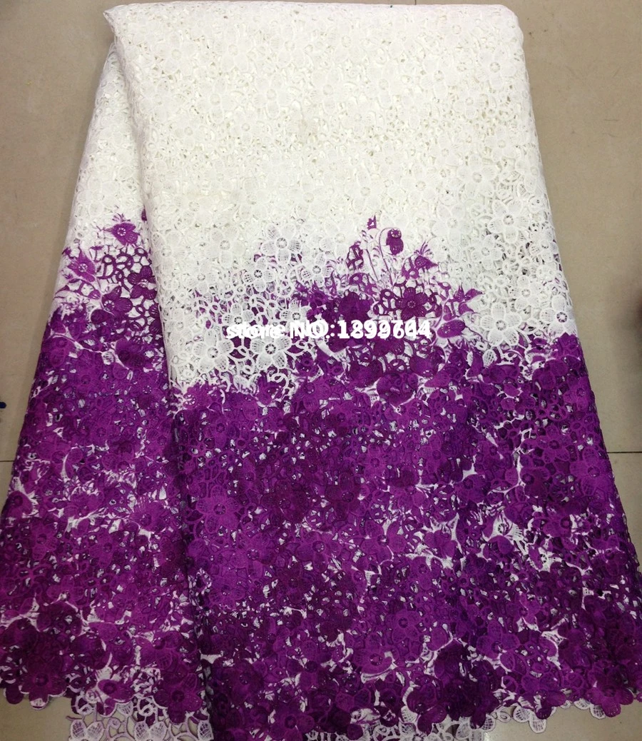 Бесплатная доставка DHL! 2015 Высококачественная африканская гипюровая кружевная