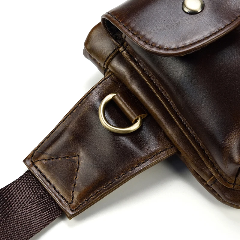 Мэхью Мужская Натуральная кожа рюкзак с одной лямкой для путешествий fanny pack Ремень из настоящей кожи для телефона на талию для Хип сумка рюкзак для мужчина
