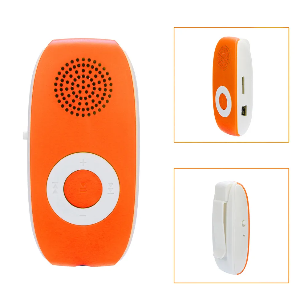 2018 горячий клип USB MP3 плеер Поддержка SD TF карта 32 Гб Спорт Музыка Медиа встроенный