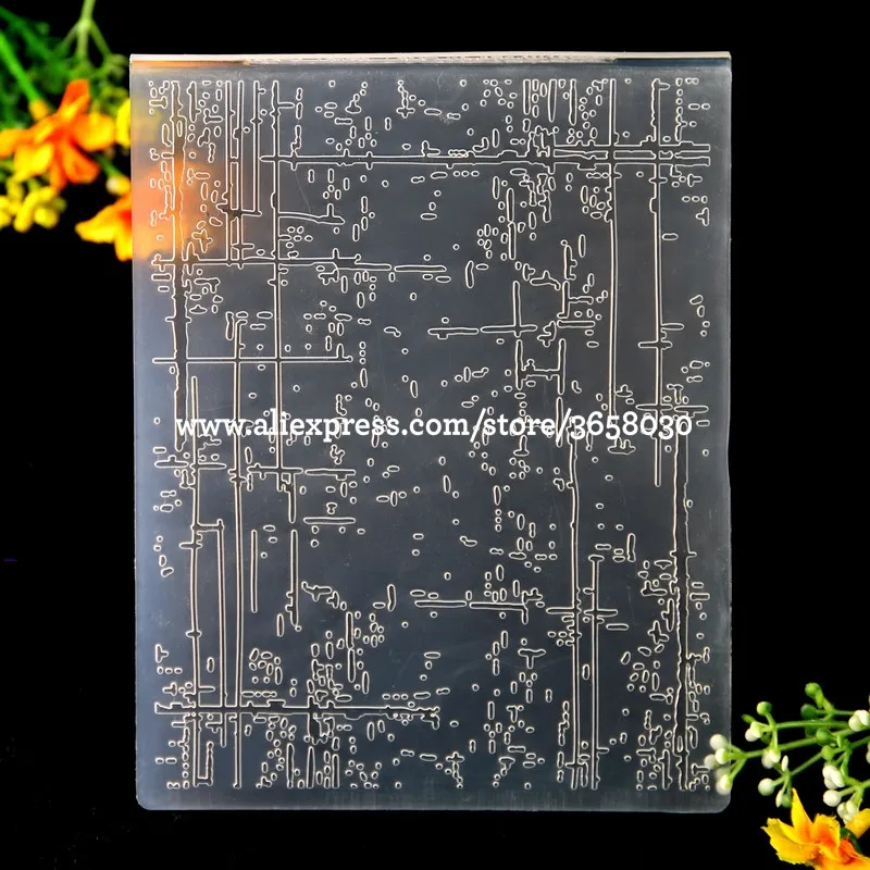 Лицевая пластиковая тисненая папка для скрапбукинга DIY альбом карта инструмент