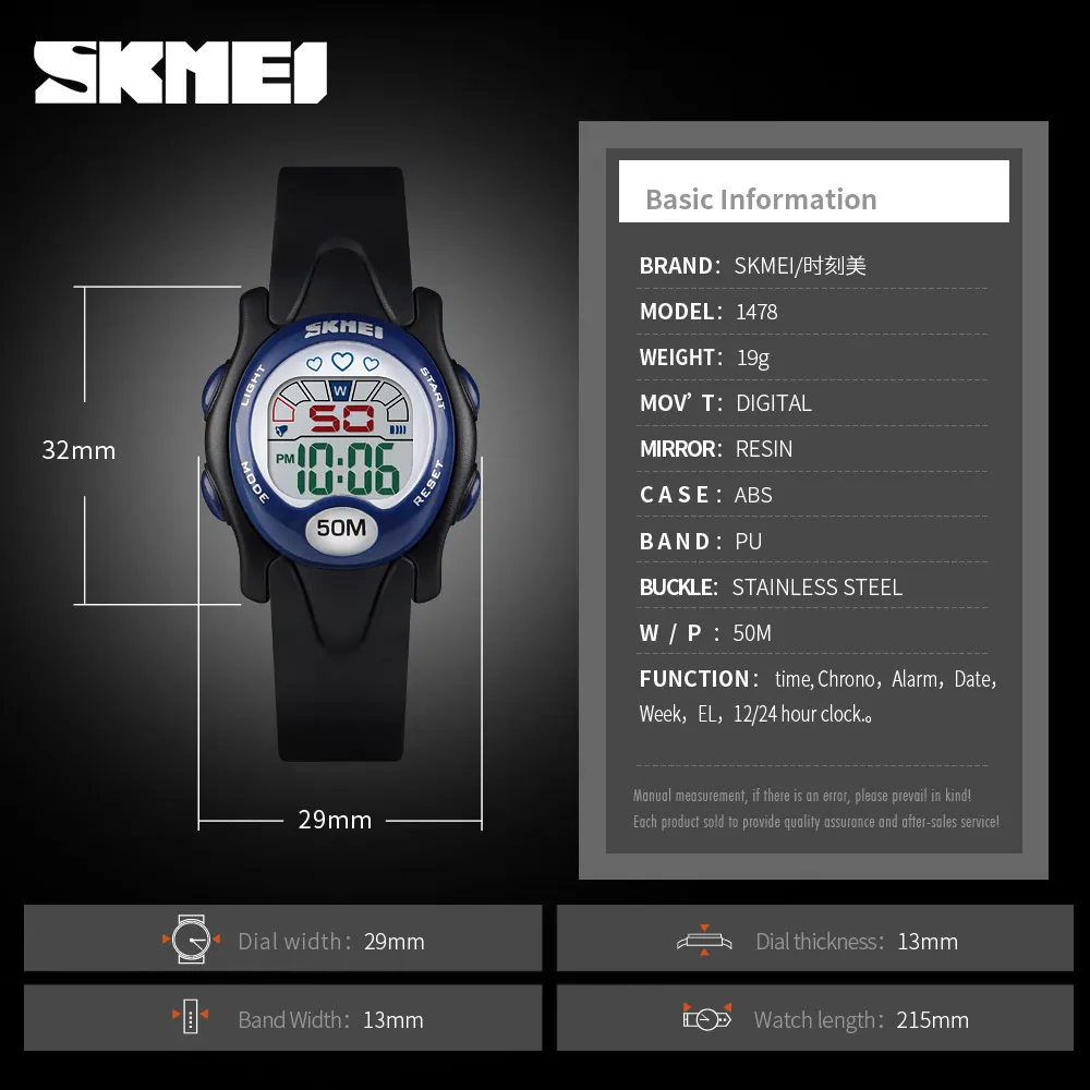 

SKMEI Kids Watches Boys Chrono Children Sports Watch Waterproof Digital Kid Watch Children Girls Watches Fashion Creative 1478