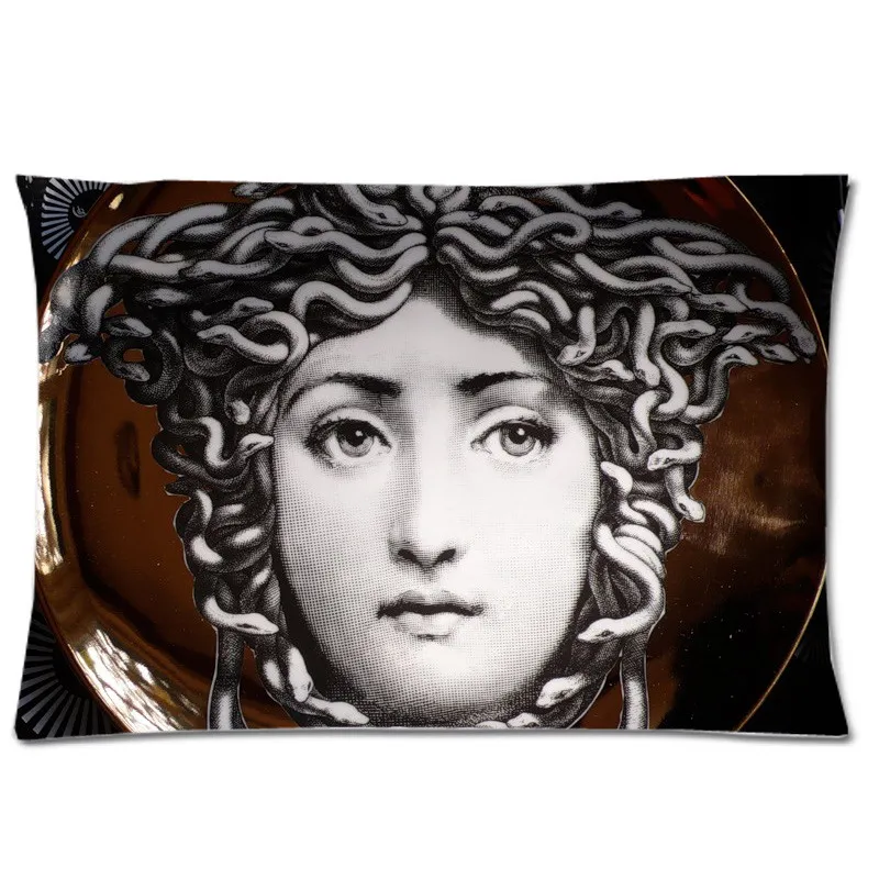 Rosenthal Piero fornasetti работы два боковых напечатанная наволочка индивидуальная подушка скольжения скатерть прямоугольной формы из полиэстера для Подушка Чехол& наволочка 50x75 см - Цвет: 1