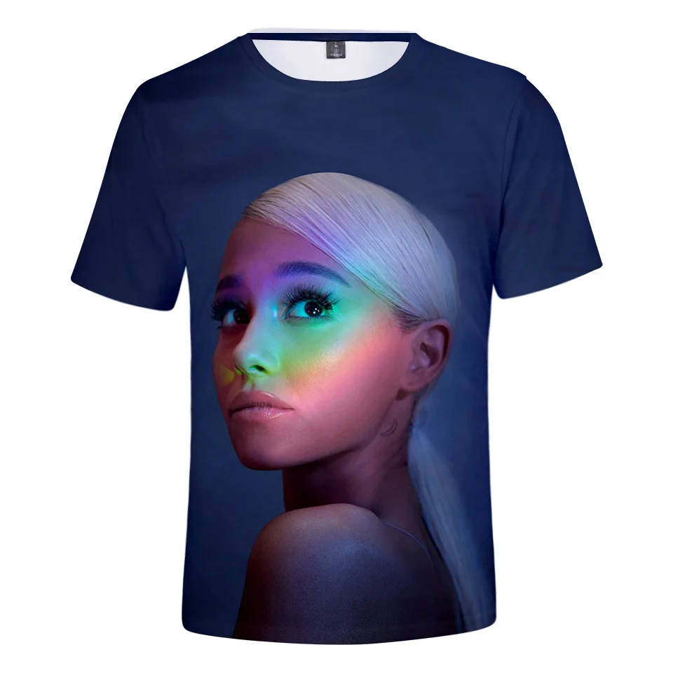 

Ariana Grande 3D T Shirt Women Men Cotton Camisetas Mujer Streetwear Tshirt T-shirt Hip Hop Short Sleeve T Shirts Tops Plus Size