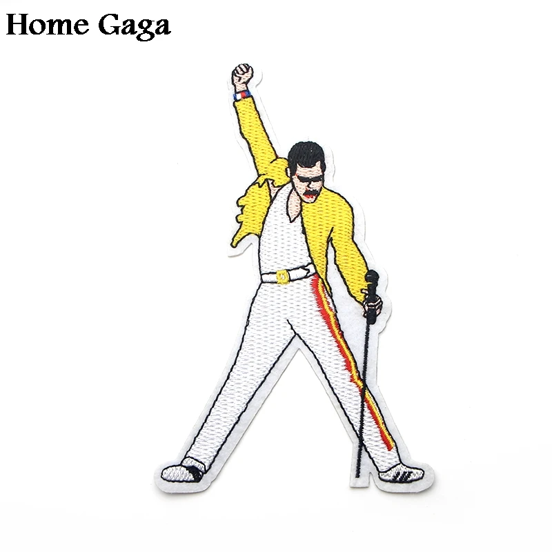 Homegaga Фредди Меркурий Сделай Сам аппликация Патчи Наклейки для шитья рубашка сумка Джерси одежда куртка значки железные на футболке D1721