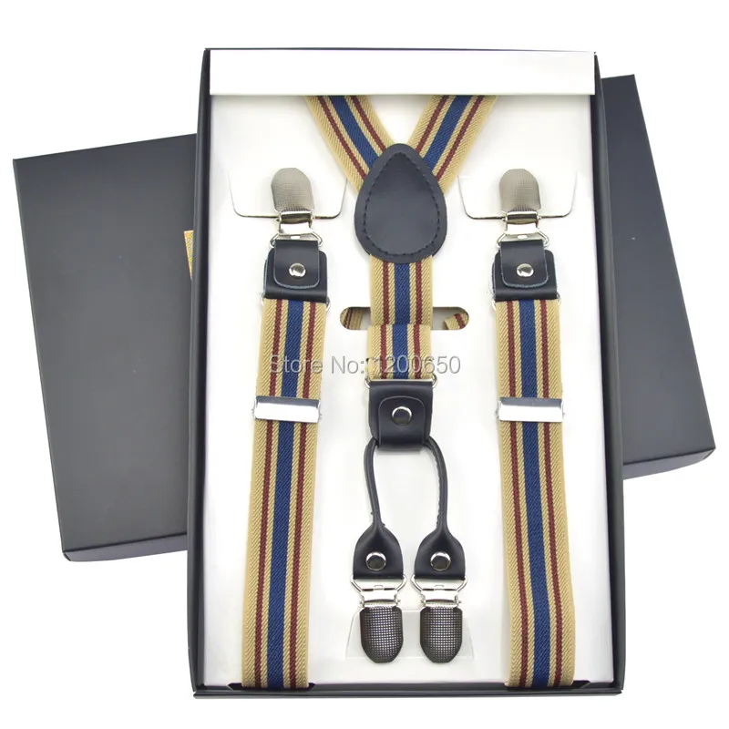 Подтяжки с 4 пряжками для мужчин и женщин эластичные регулируемые подтяжки брюк