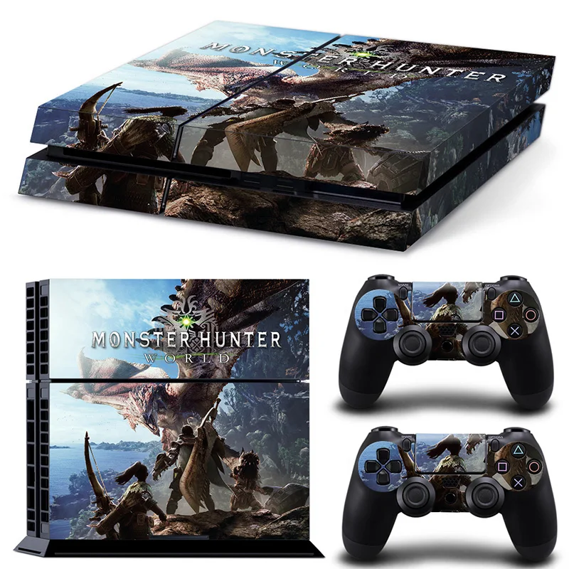 ПВХ кожа Стикеры для PS4 консоль и контроллеры из винила и кожи Стикеры s- 8437