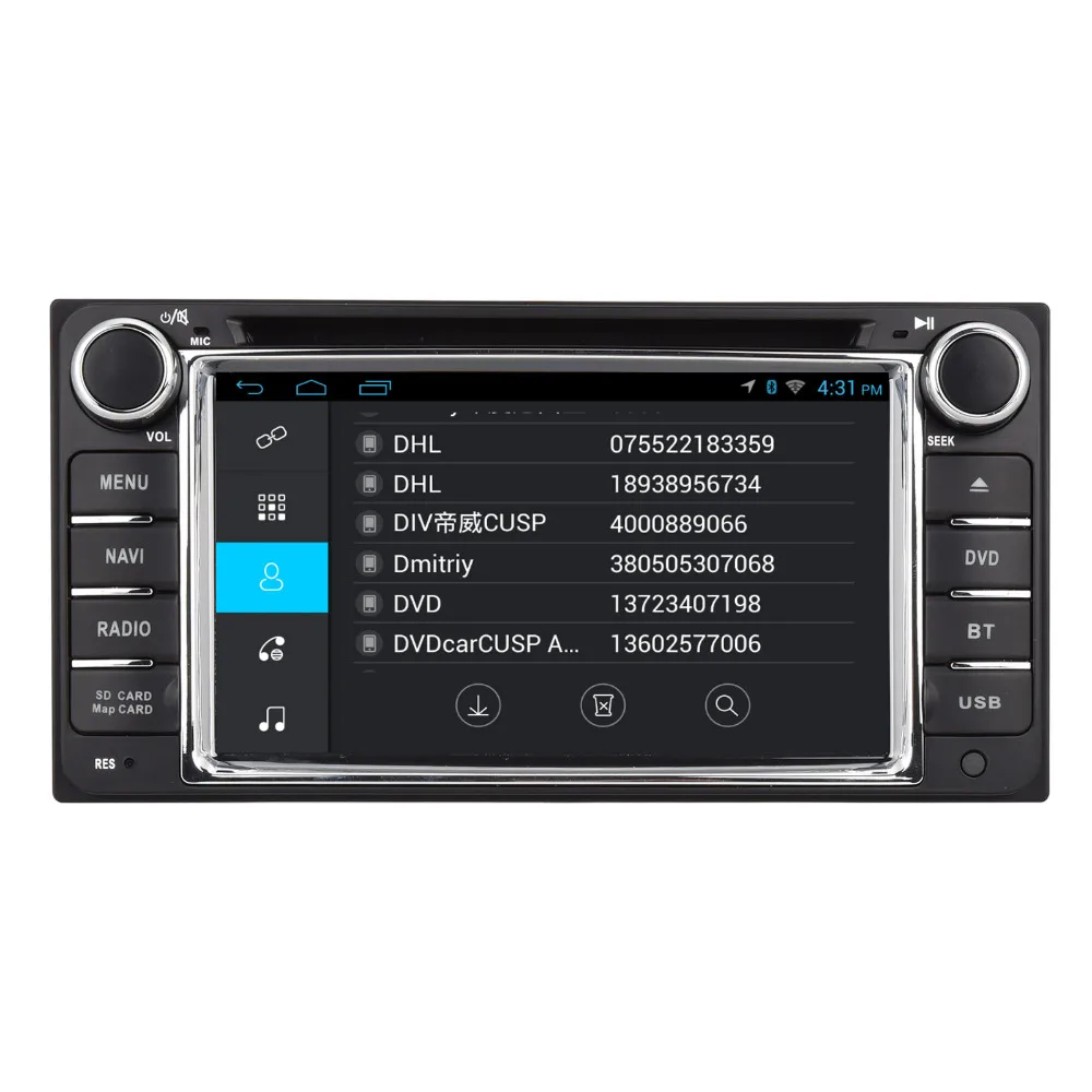 4 ядра 600*6 2 Android Wi Fi 1024 &quotсенсорный экран в тире головное устройство dvd плеер