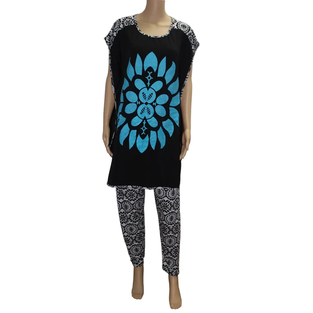 Модный женский комплект базин богатый винтажный из двух предметов африканская