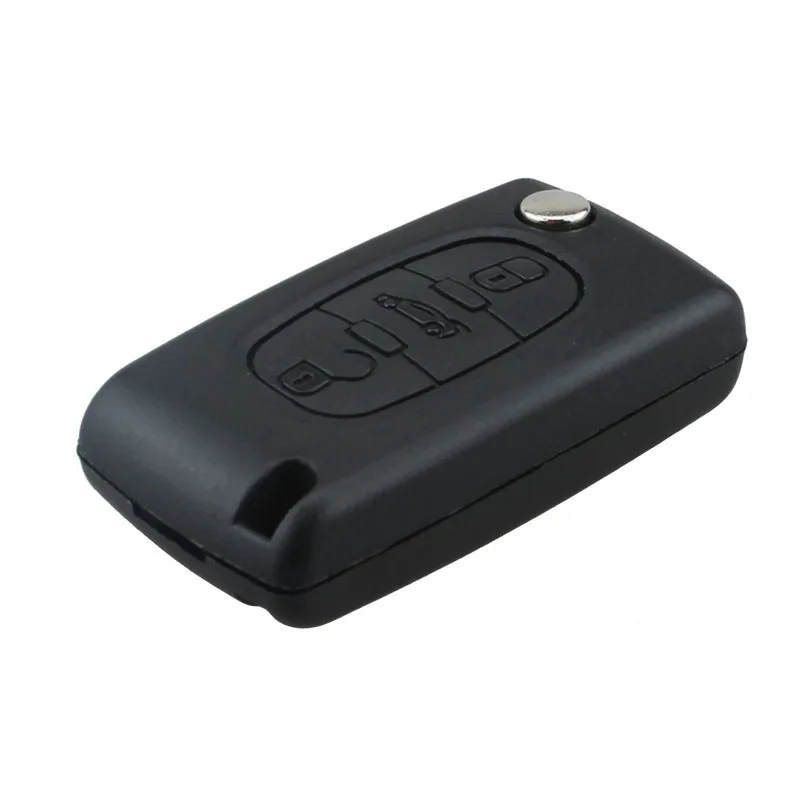 3 Buttons Car Key Refit Cover Case Shell For CITROEN C2 C3 C4 C5 C6 XSARA GRAND PICASSO Flip Fob Uncut Blade Remote | Автомобили и