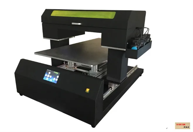 Плоский и цилиндрический струйный принтер Nanron Automatic A3 UV с 3D эффектом тиснения на
