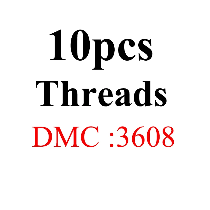 1.2m10pcs-DMC3608 Golden Panno DIY DMC 3350-3733 вышивка нитью нитки 10 шт./лот 1,2 м Набор для вышивки крестом наборы для вышивки крестом 11,12 - Цвет: 1.2m10pcs-DMC3608