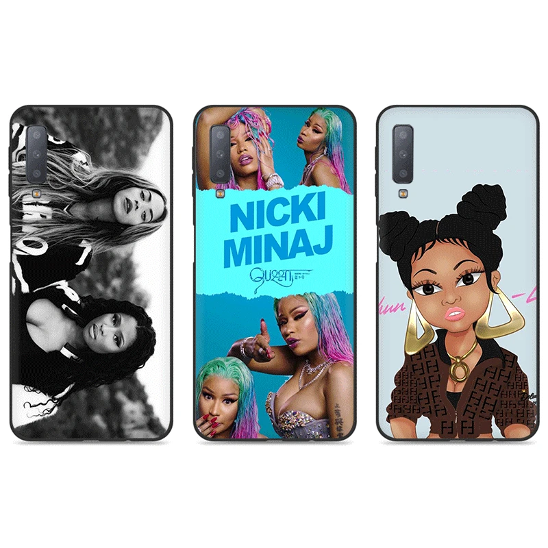 В стиле Nicki Minaj, мягкий силиконовый чехол для телефона для samsung GaLaxy A3 A5 A6 A7 A8 A9 A10 A30 A40 A50 A70 J6