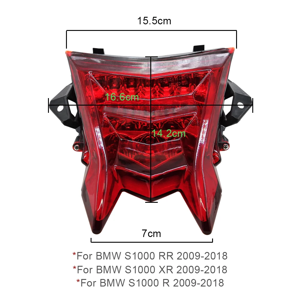 Мотоцикл E-Mark задний светильник BMW S1000RR K46 2009 2010 2011 2012 2013 2014 2015-2019 поворотники Led