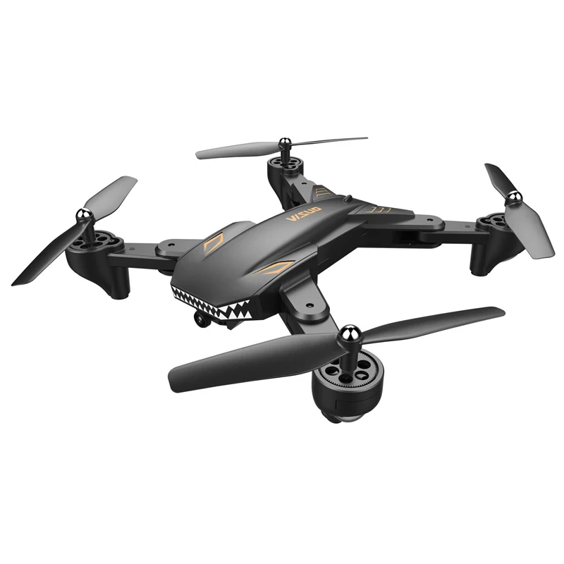 Новый XS816 Радиоуправляемый Дрон с 50 кратным увеличением Wi Fi FPV 720P двойная камера