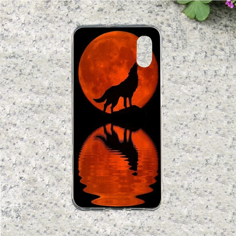 Night Wolf чехол для телефона Xiaomi redmi 4A 4X4 pro 5 5A 6A 6X6 Note 2 3 4X5 6 из мягкой искусственной