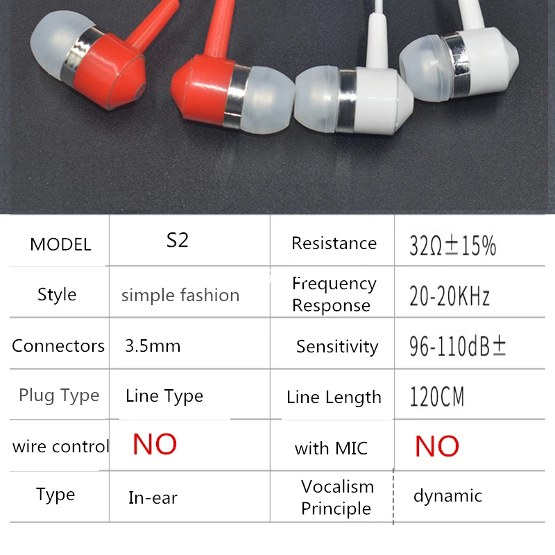 HOTR S2 Simple Fashion HD Good Sound Quality 3D Stereo Effect Earphone Wired Headset 3.5mm Plug Universal Earpiece Headpiece | Электроника