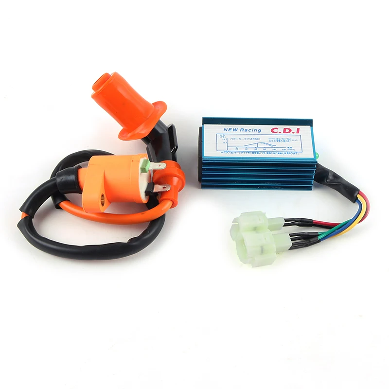 Характеристики скутера 6 контактная гоночная катушка Свеча зажигания GY6 50cc 125cc 150cc