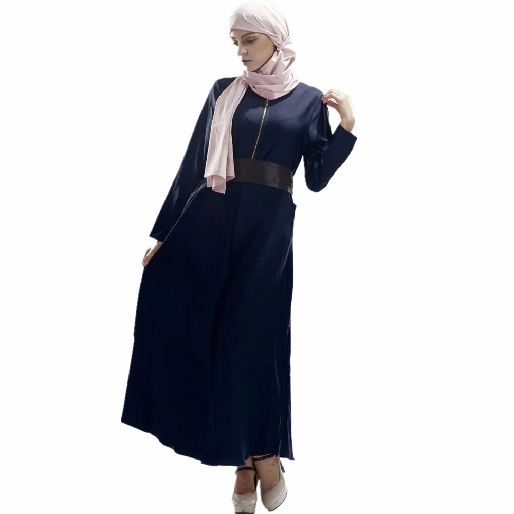 Модное мусульманское платье женское Абая Ближний Восток длинный халат платья