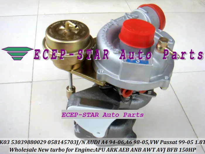 Бесплатная доставка K03 5303988025 53039700025 058145703N турбо для AUDI A4 A6 C5 B6 Volkswagen VW Passat B5 1.8L AEB BFB