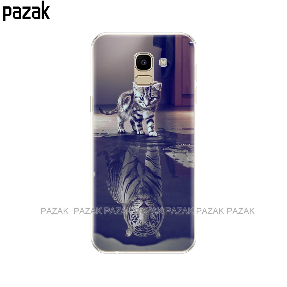 34340 Чехол для samsung Galaxy J6 чехол для ЕС J600 J600F SM-J600F Мягкий силиконовый чехол для samsung J6 чехол - Цвет: 34340