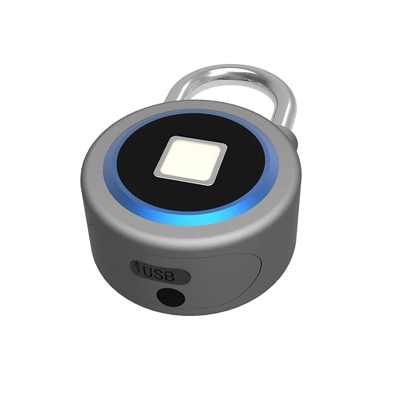 Мини USB Bluetooth смарт замок со сканером отпечатков пальцев IP65 водонепроницаемый