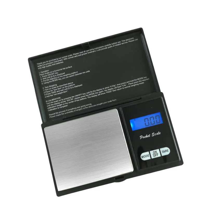 

Jewelry Mini Stainless Steel Electronic Scale Digital Pocket Scale Gold Gram Balance Weight Scale Portable Pocket Scale