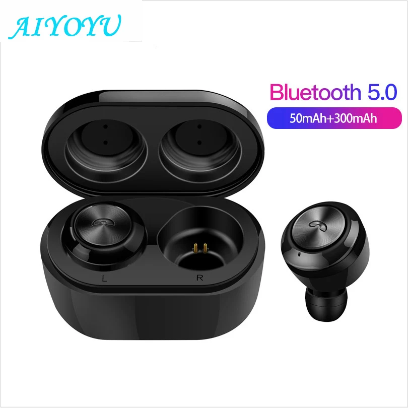 Наушники вкладыши Беспроводная гарнитура Bluetooth 5 0 наушники стерео HiFi Звук