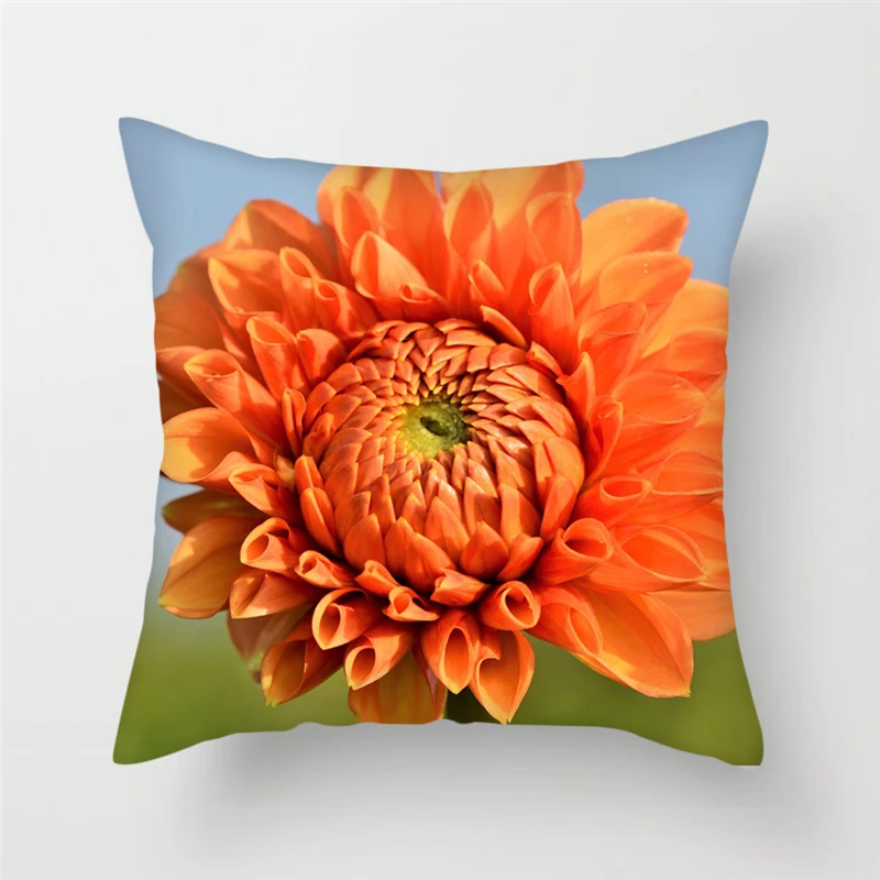 Чехол на подушку с цветочным принтом Fuwatacchi наволочка розами цветком для дивана