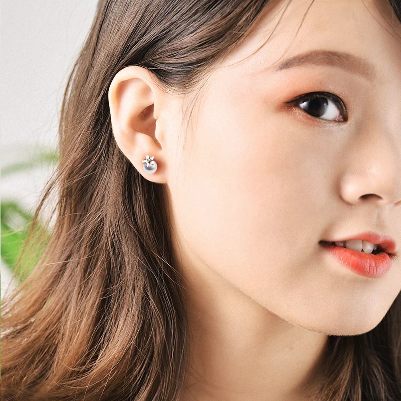 Королева сердца Ювелирные украшения классический 925 стерлингового серебра белый