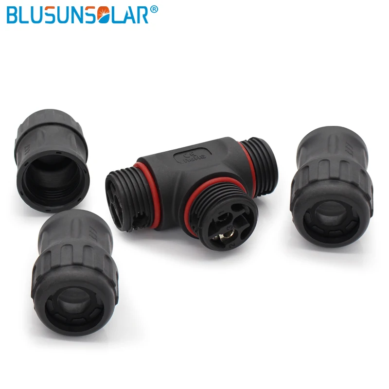 20 шт L20 2P T тип водонепроницаемый тройник разъем полевая сборка IP67|connector