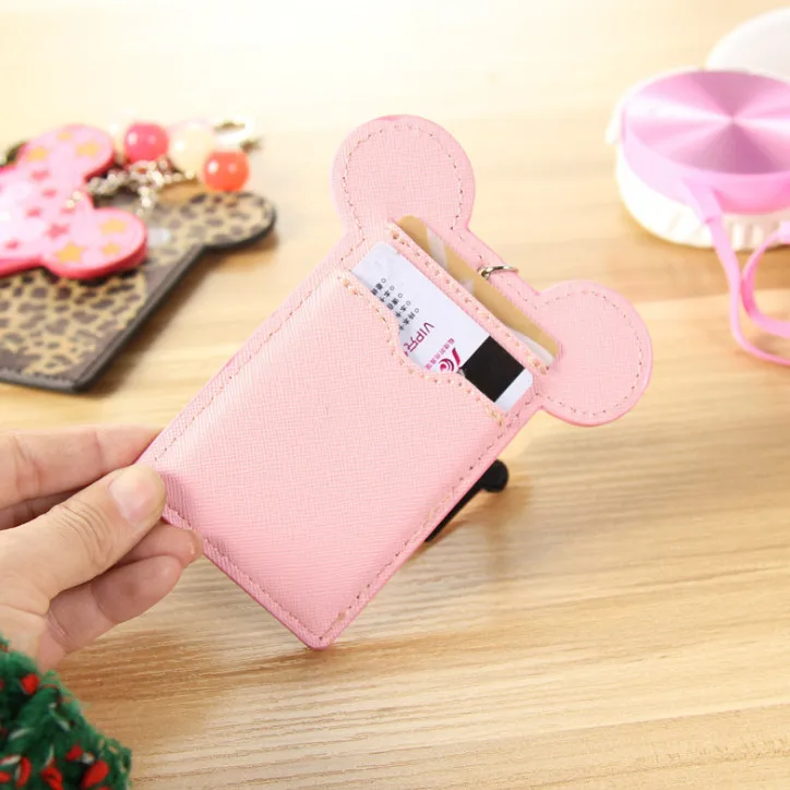 Чехол для ключей с милым медведем футляр банковских и кредитных карт держатель