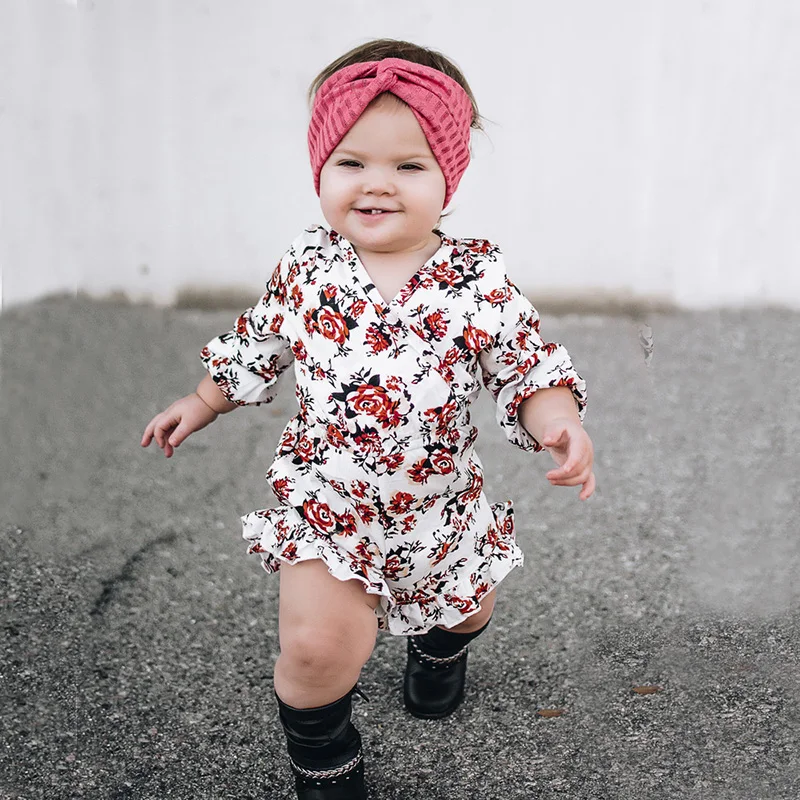 2018 Детские ползунки из тонкого хлопка для новорожденных девочек одежда