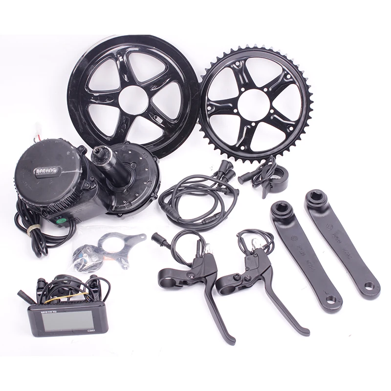 Комплект для переоборудования велосипеда Bafang 36V350W 8Fun BBS01 350 Вт 36 BBS 01|Двигатель
