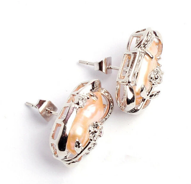 Wyan горячая распродажа новые-красивые натуральные розовые акойя пресноводный