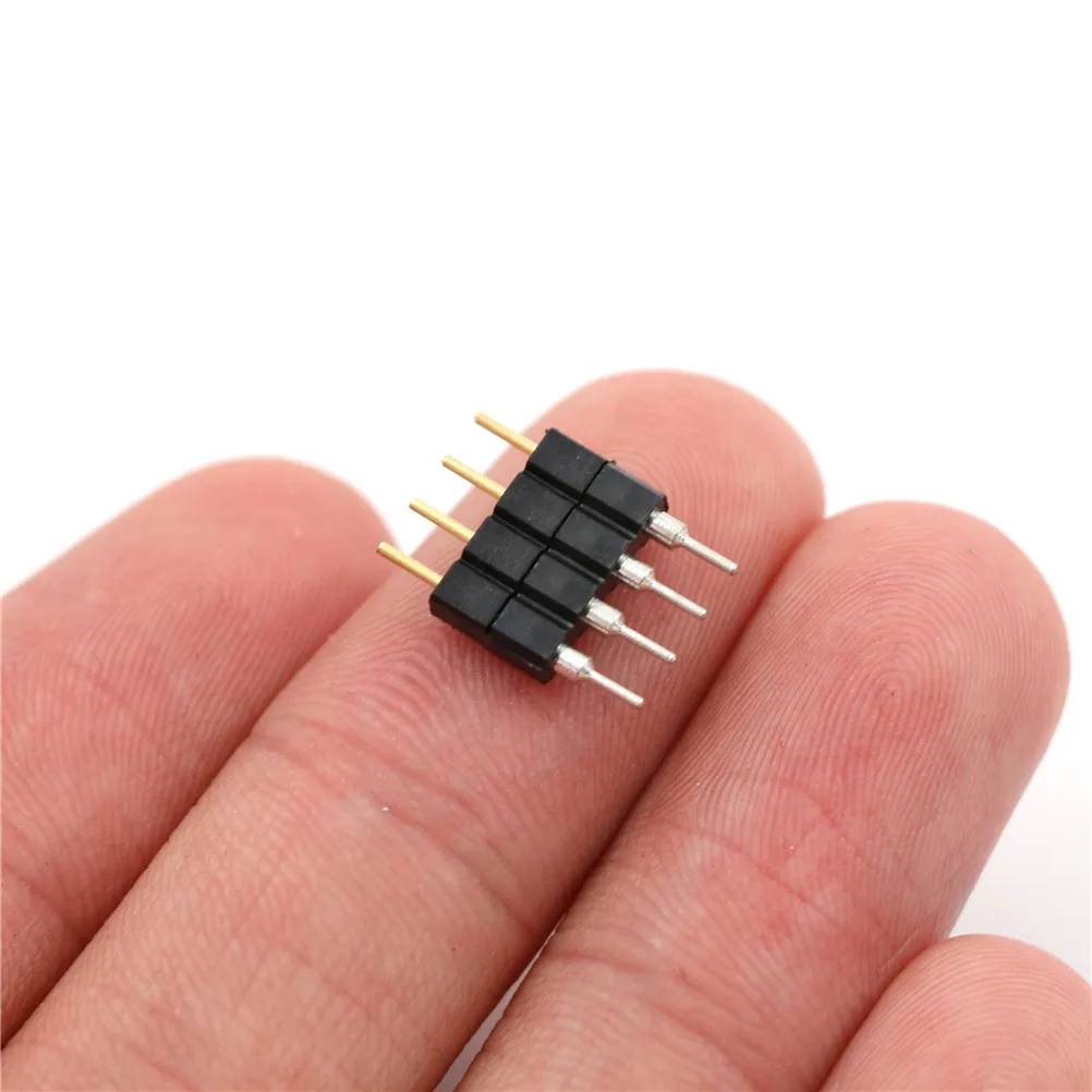 10 шт./лот 4pin RGB Разъем 4 Pin игла мужской и женский Тип для 5050 3528 Светодиодные полосы