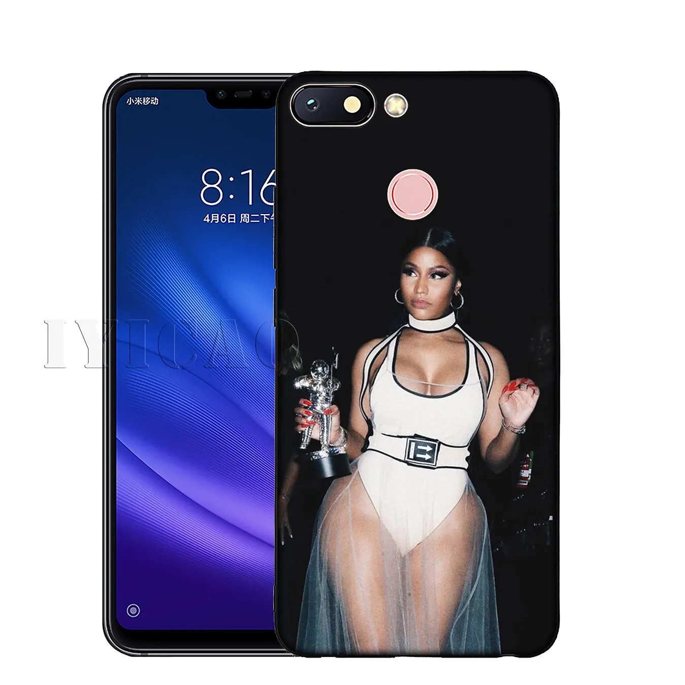 IYICAO Rap singer Nicki Minaj Soft Silicone Phone Case for Xiaomi Redmi K30 K20 8A 7A 6A 5A S2 GO Note 8 8T 7 5 6 Pro Cover |