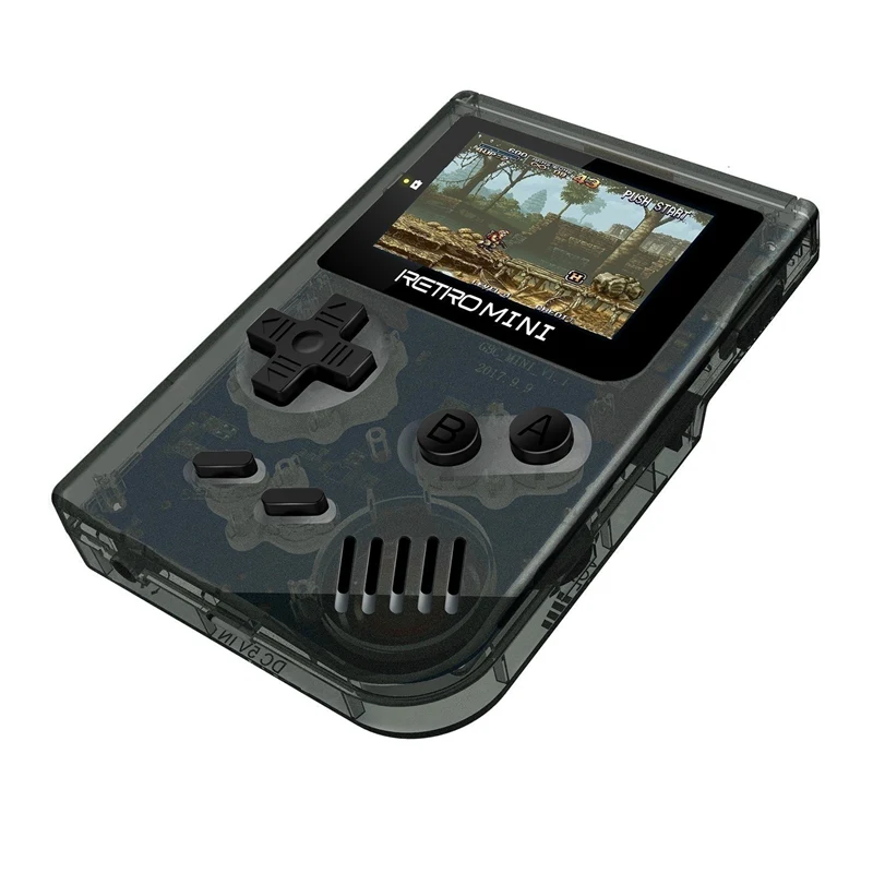 Retro Game Console 32 Bit Portable Mini Handheld Players Built-in 40 For GBA Classic Games Best Gift Kids Black | Электроника
