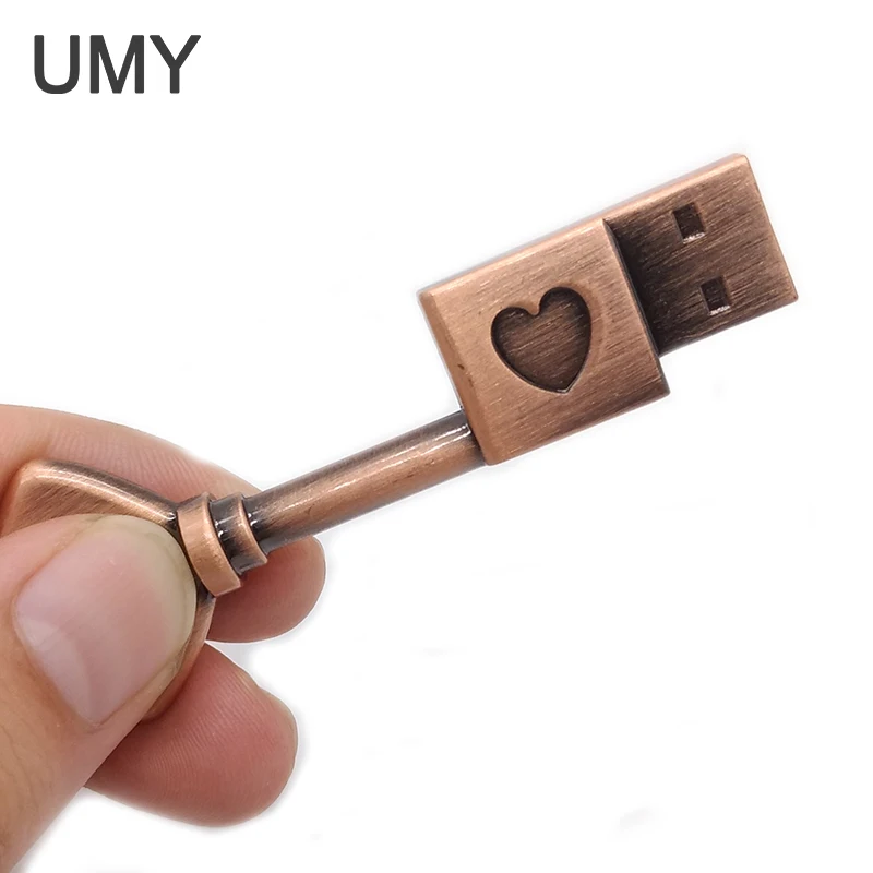 Usb флеш накопитель 8 ГБ 16 32 64 4 Подарочный креативный металлический Pendrive диск в